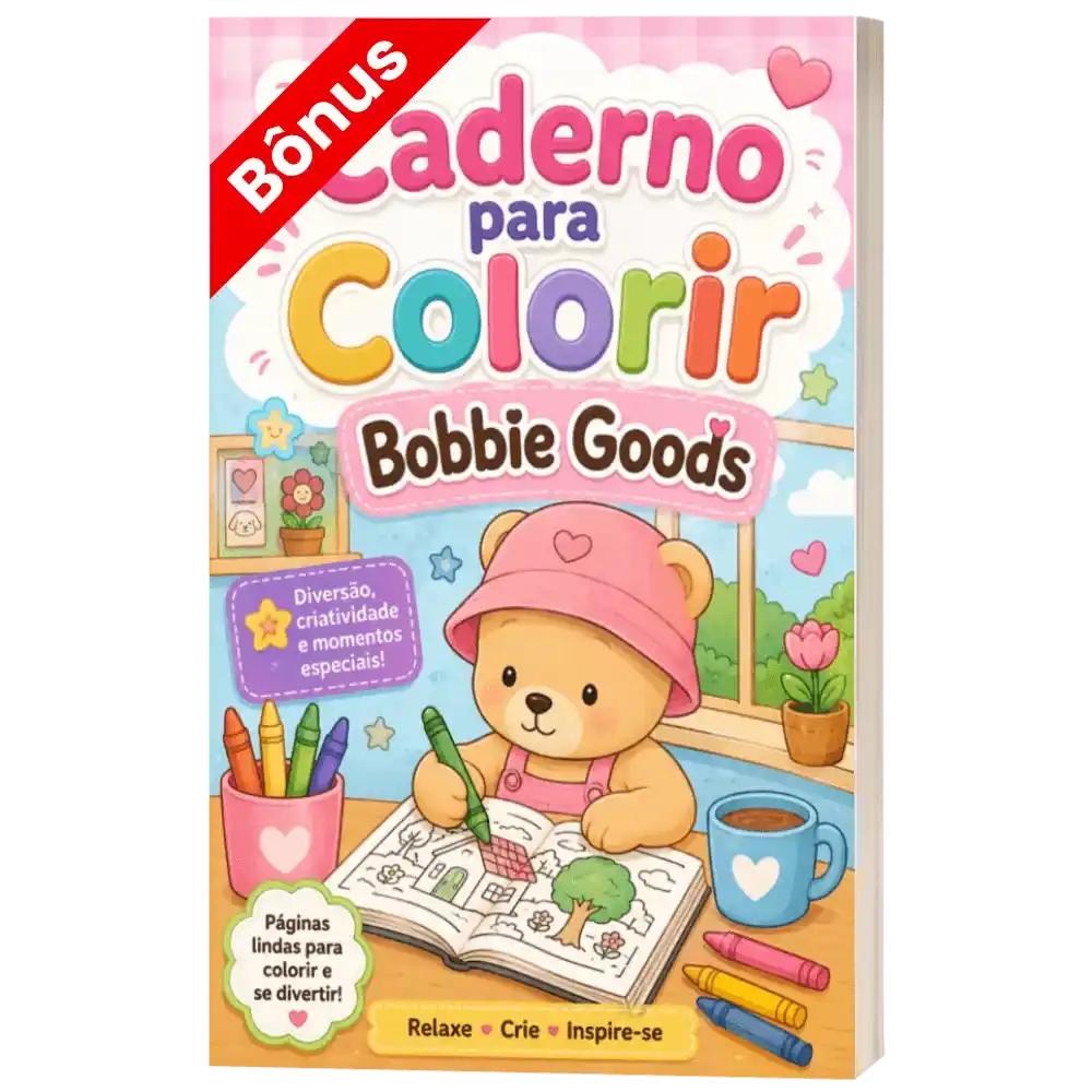 Bônus 1: Caderno de Colorir Bobbie Goods